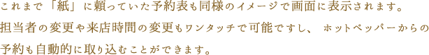 紙と同様のイメージで表示